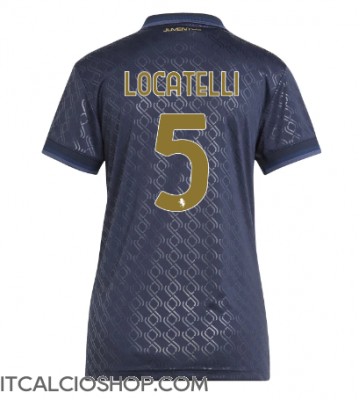 Juventus Manuel Locatelli #5 Terza Maglia Femmina 2024-25 Manica Corta